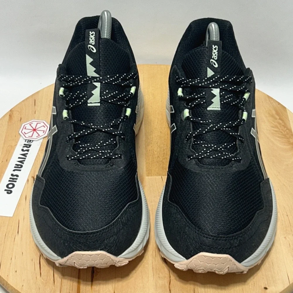 ASICS Gel Venture 10 Black Whisper Green Women's Running Sneaker - Size 12